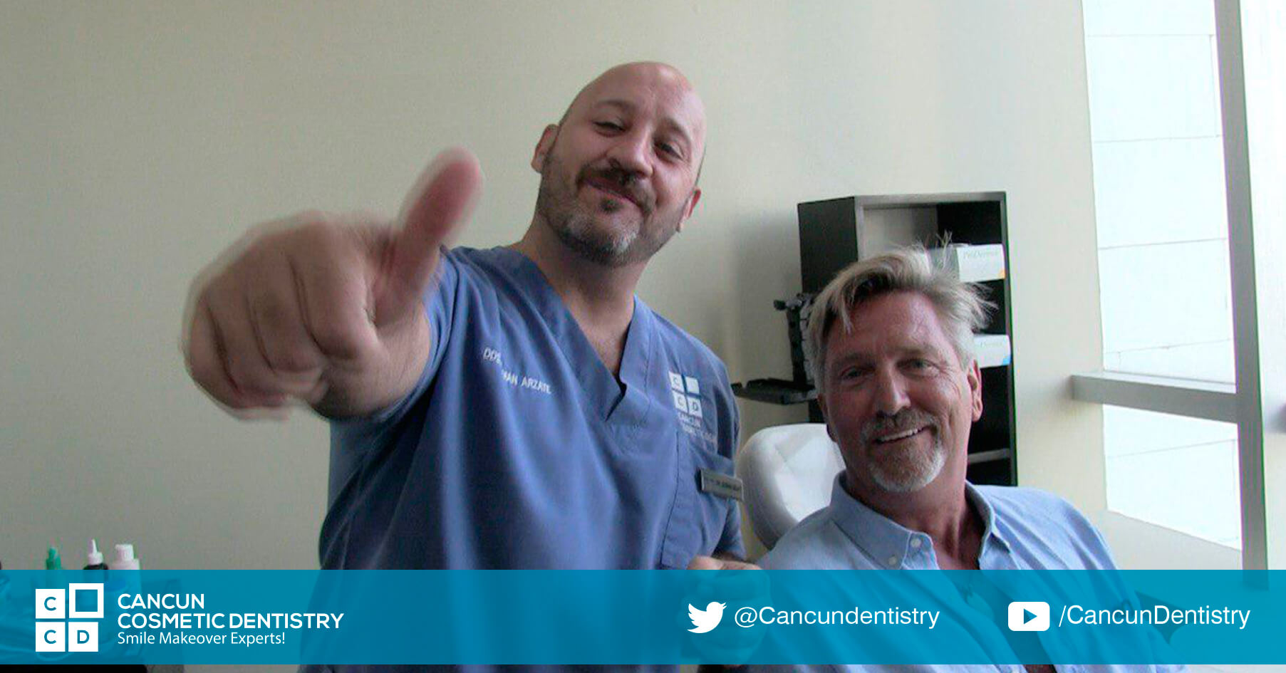 Cancun Cosmetic Dentistry has warranty on their dental pieces! Doctor German Arzate